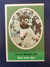 Joe Namath Cards, Rookie Cards and Autographed Memorabilia Guide 5
