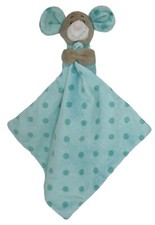 KIK ergee Schmusetuch Maus grün gepunktet Kuscheltuch Schmusetier Schnuffeltuch