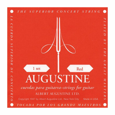 Augustine Red Label Classic Medium Tension klassische Gitarrensaiten Set