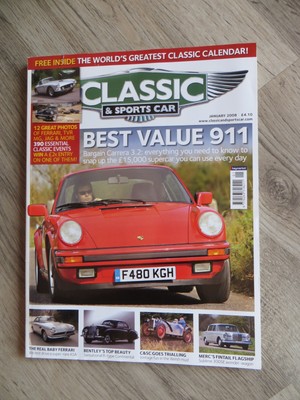 Classic & Sportscar - 01 2008 - Mercedes 300 TVR MG Porsche 911 Carrera 3,2
