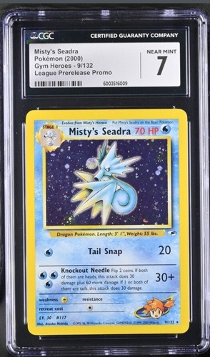 Misty's Seadra (Unlimited) graded CGC 7 for sale on eBay