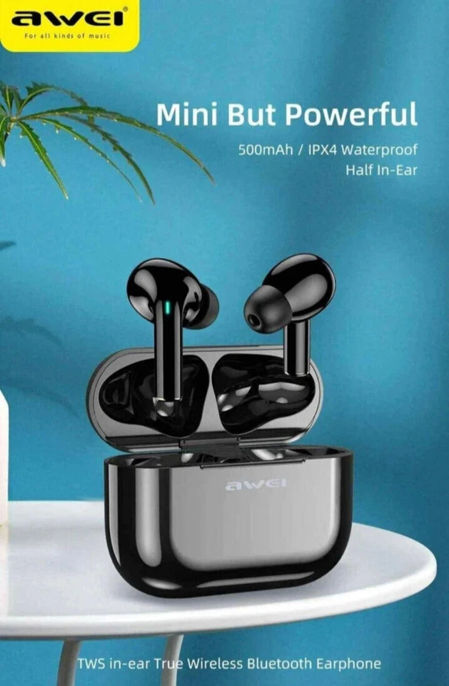 Awei T29 Bluetooth 5.3 Earbuds – Wireless In-Ear Headphones Noise Cancelling - Image 4 of 4