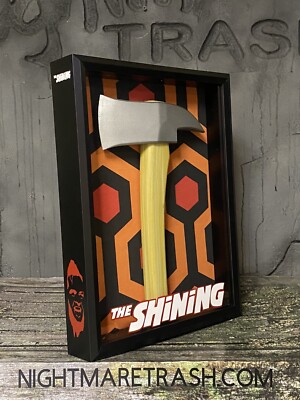 The Shining Jack Torrance Axe Prop Display Case Frame Horror Movie