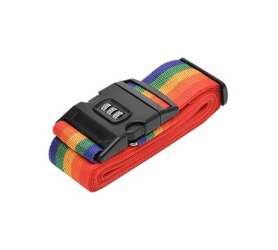 Set di 4 cinghie per valigia da viaggio, set di cinghie, cinghie