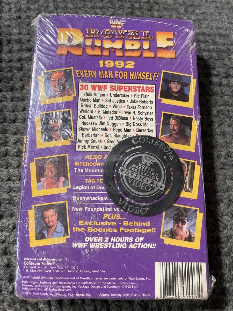 WWF - Royal Rumble 1992 (VHS, 1992) for sale online | eBay