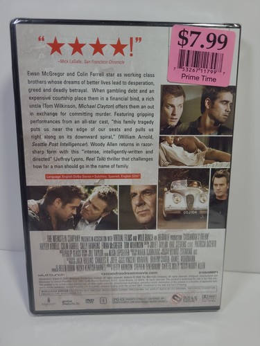 Cassandra's Dream (DVD, 2007) NEW, SEALED, Colin Farrell, Ewan McGregor - Picture 2 of 4