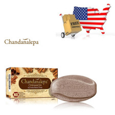 Soap Beauty Cinnamon Herbal Chandanalepa Ayurvedic Natural 100g Skin Ayurveda
