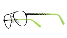 New NIKE Youth Size Eyeglasses | 5564 002 - Black Lime Volt / Clear Demo Lens