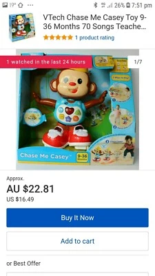 vtech chase me casey