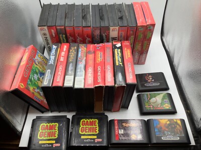 Vintage SEGA GENESIS: Games, Clamshells, Manuals:  U Pick