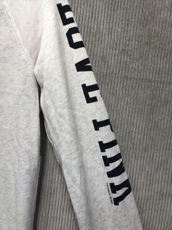 NFL Pink Victoria Secret Chicago Bears Hoodie Size M Thrashed Stained - Image 3 of 4