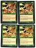 Muscle Sliver - 1997 Tempest MTG Green Common Creature LP   X 4  (E)