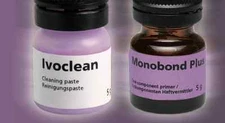IVOCLAR IVOCLEAN 5g & MONOBOND PLUS 5g Restorative Cleaning Agent + Primer 