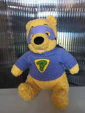 Disney Winnie the Pooh Plush Stuffed Animal Purple Sweater