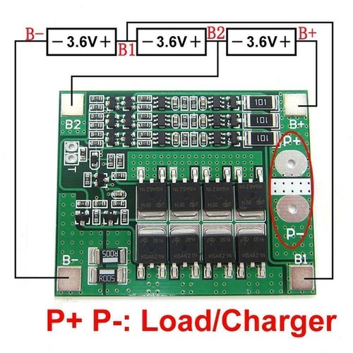12V 3S 7P Li-Ion Akkupack DIY Kit Aufbewahrungsbox 18650 Halter 3S 40A BMS + Nickel - Bild 14 von 21