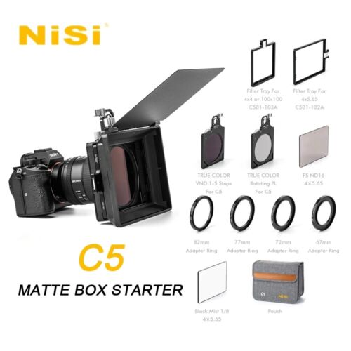 NiSi C5 Matte Box Filter Kit True Color VND 1-5 Stops 67mm 72mm 77mm 82mm Filter - Picture 1 of 13