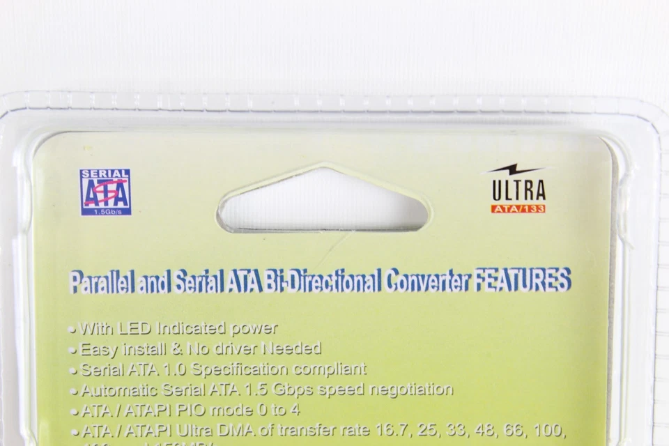 Syba SY-BIR-IDESA IDE to SATA or SATA to IDE Bi-Directional Converter NEW - Image 3 of 4