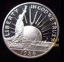 USA $1/2 Dollar 1986 S Gem Proof 50c Statue of Liberty US America (1) Coin