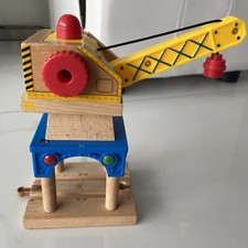 Chuggington Wooden Railway Wilson's Crane, works 2012 Fits Thomas