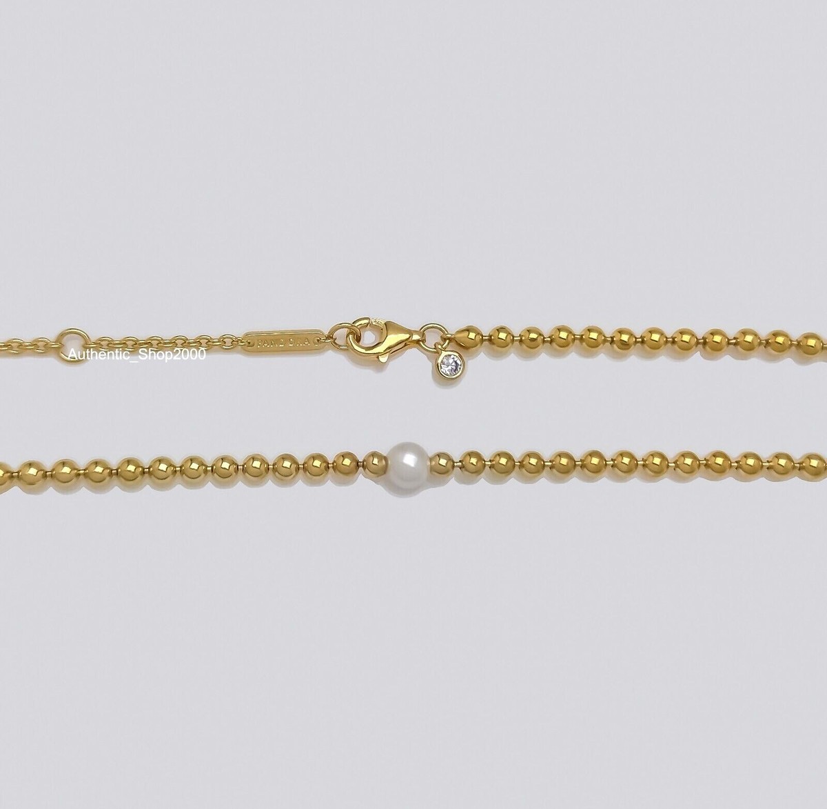 New 100% PANDORA Freshwater Cultured Pearl & Beads Collier