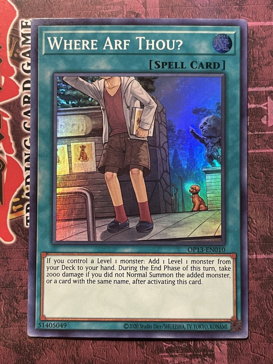 Where Arf Thou? - OP13-EN010 - Super Rare - NM | eBay