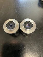 Lot Of 2 COSMICAR TV LENS 25mm 1:1.8
