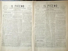 The Piceno. Scottish Mountaineering Of Province Of Acoli - 1889