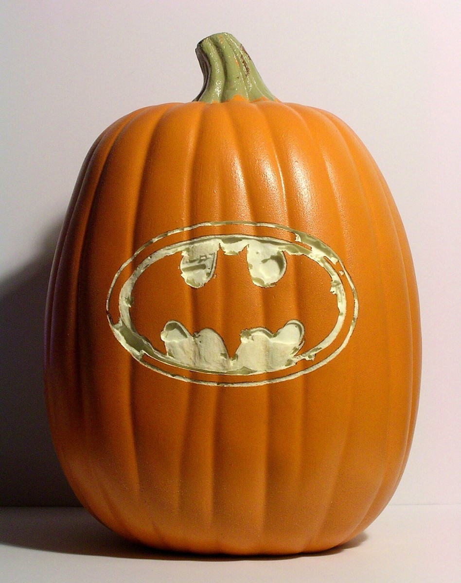 Batman Logo Pumpkin Template