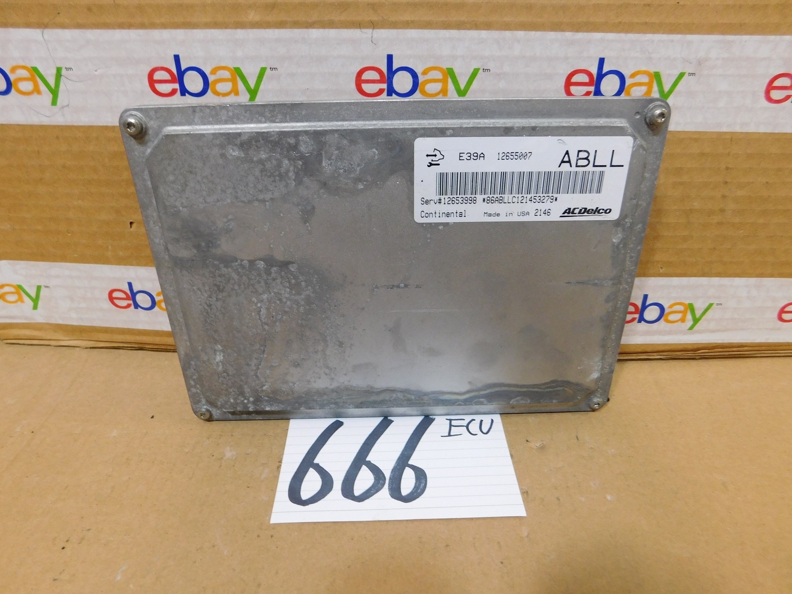 2013 CADILLAC XTS #666 Engine Computer ECM ECU 12655007