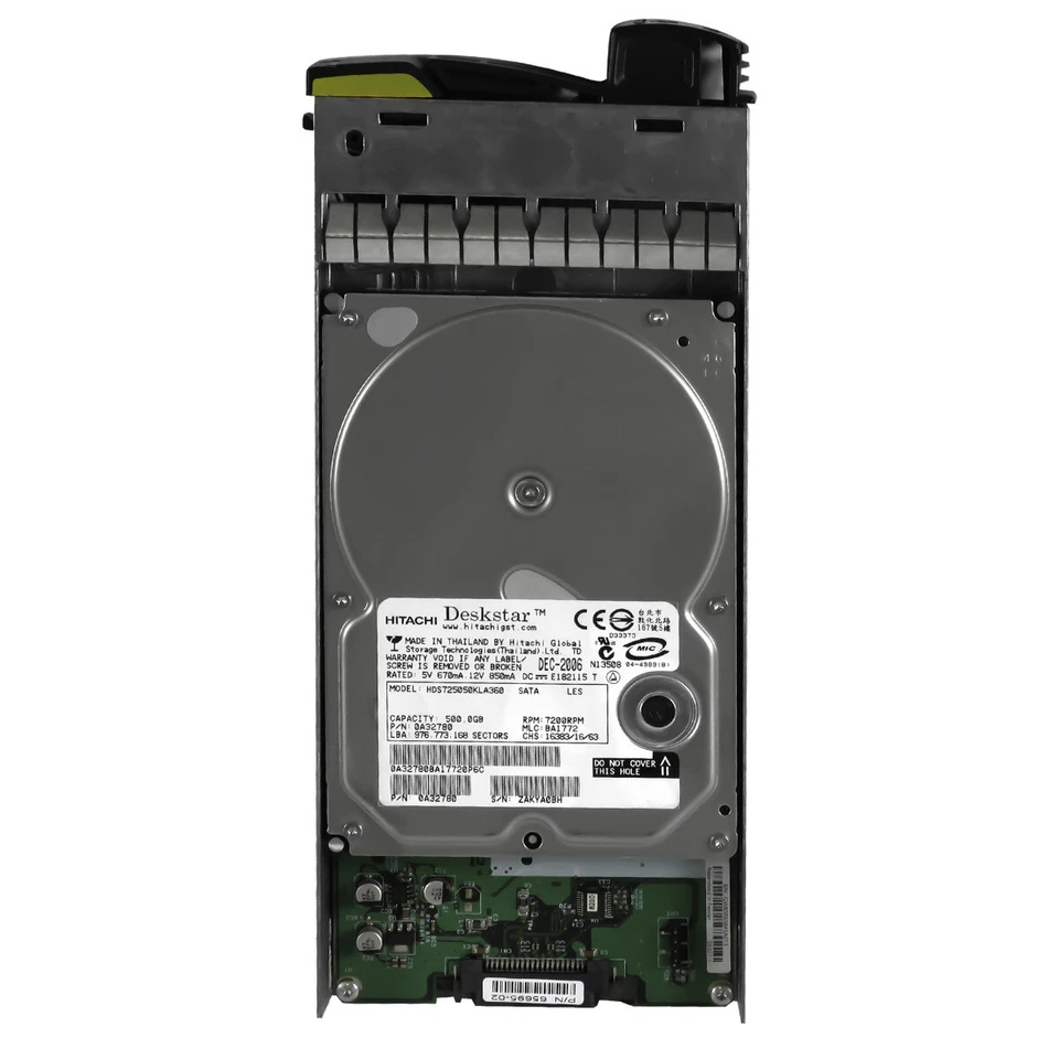 Hard Drive NetApp 108-00088+A1 HDS725050KLA360 500GB 7.2K 16MB FC 3.5'' - Image 3 of 3