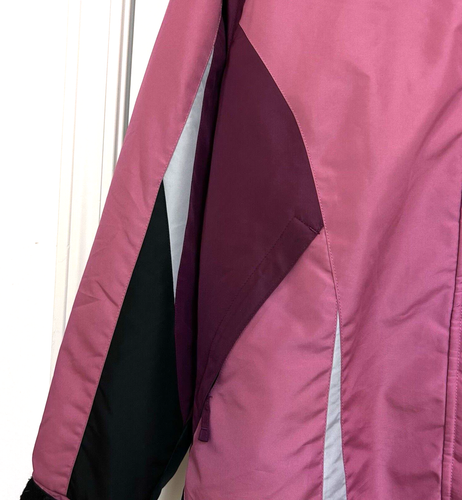 VTG Cherokee Brand Outwear Colorblock Mauve/Purple Insulated Winter Jacket XL - Picture 8 of 10