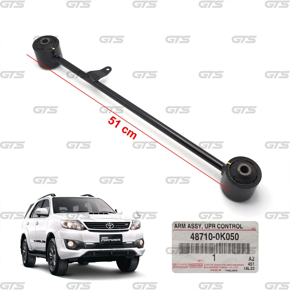 For Toyota Fortuner Suv 2005 - '14 Lh/Rh 48710-0K050 Assy Upper Control Arm - Image 3 of 4