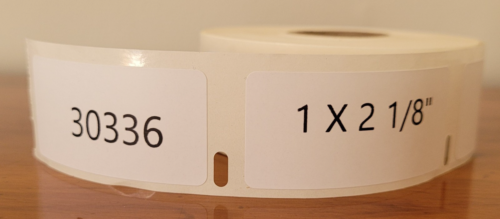 30336 Compatible Label Dymo® LabelWriter 500 Labels/roll-1" x 2-1/8" Uline 10770 - Picture 3 of 7