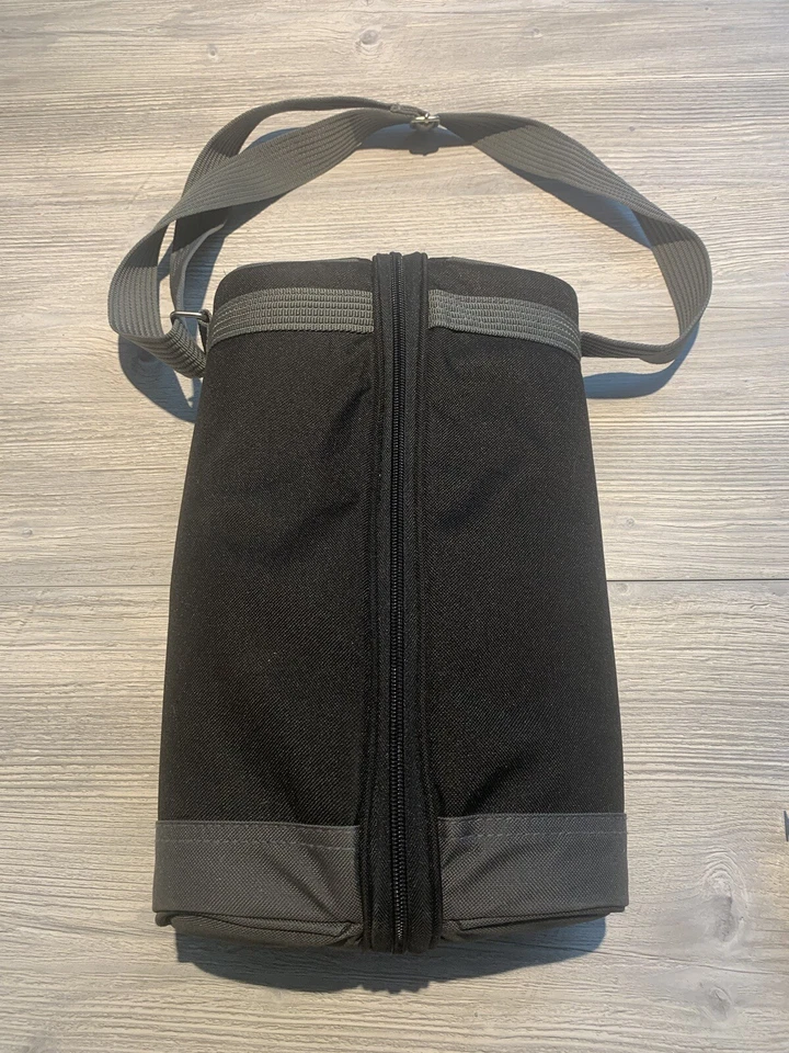 Portador de vino Picnic Time negro Foto 3 de 4