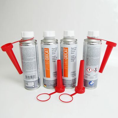 4X PRO TEC OXICAT Lambda Sensors And Catalytic Converter Cleaner 375Ml P1180