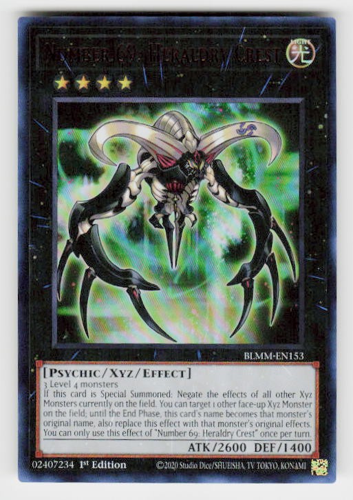 Battles of Legend: Monster Mayhem #BLMM-EN153 Number 69: Heraldry Crest