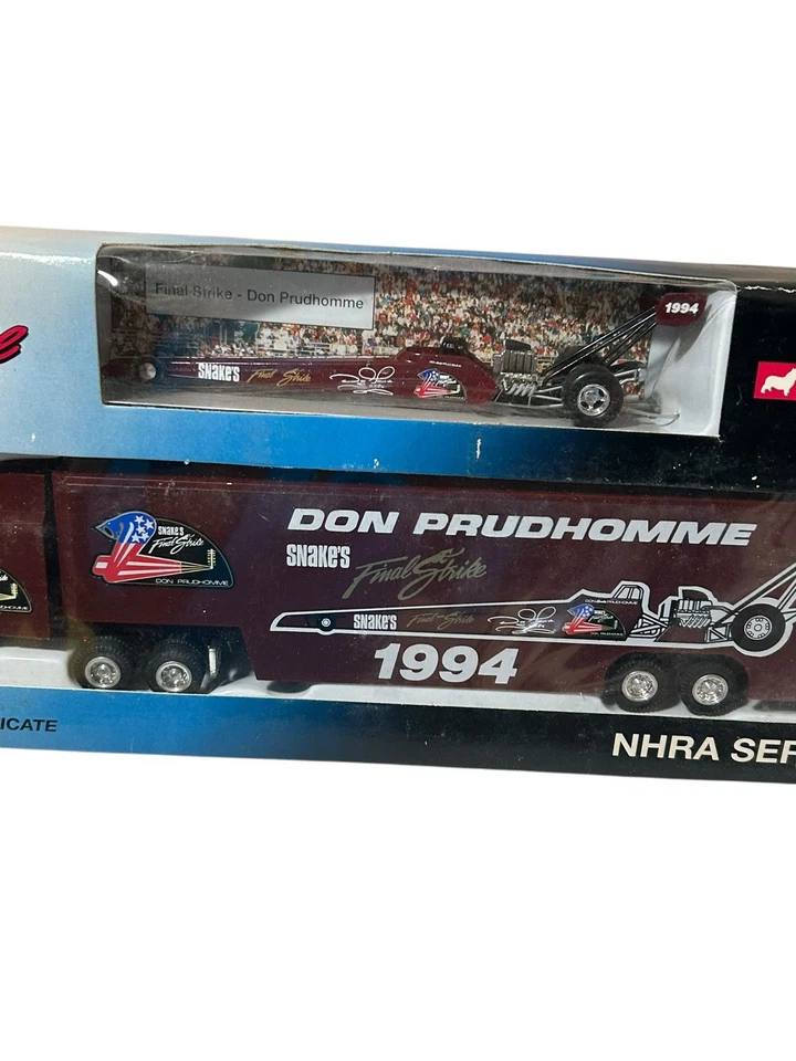Don The Snake Prudhomme Final Strike 1/64 Semi Truck and Dragster NHRA Series - Image 2 of 4