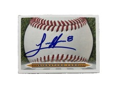 Luis Hernandez SIGNED SIGNATURE BASEBALL CARD AUTO GIANTS ROOKIE. rookie card picture
