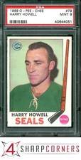 1969 O-PEE-CHEE #79 HARRY HOWELL HOF PSA 9 SET BREAK