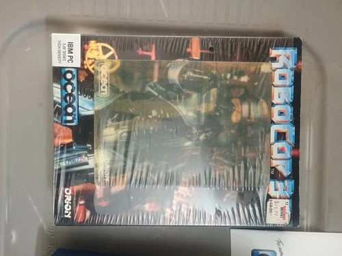 Vintage Robocop 3 Atari ST Game Boxed Complete Ocean Software 1992 3D Box