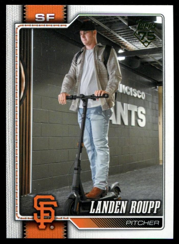 2026 Topps Series 1 Landen Roupp #29 Golden Mirror SSP San Francisco Giants