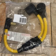 Nema 10-30 Split Dryer Extension Cord, 3-Prong Male to Dual Female Y Split Cord.