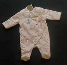 Baby Girl Peter Rabbit Pink Padded Sleepsuit 2.5 Tog 0-3-6 Months