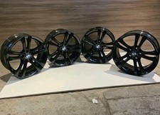 Genuine *Refurbished BMW 18" 3 Series 4 Series 397 Gloss Black Alloy Wheels