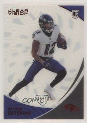 2021 Panini Chronicles Clear Vision Rookies Red /199 Rashod Bateman RC 0q60