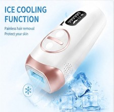IPL Laser Hair Removal With Cooling System, at-Home Permanent for Women and Men