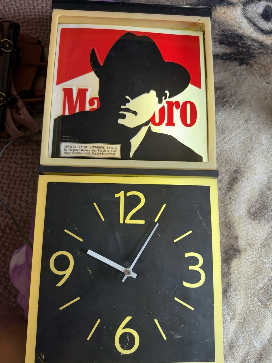 Marlboro Clock In Collectible Tobacco Signs for sale | eBay