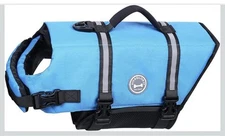 Vivaglory Ripstop Dog Life Vest Reflective & Adjustable Life Jacket Size Large