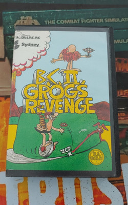 B.C. II Grog´s Revenge (US Gold 86) Commodore 64 (Tape, Box, Manual) 8-bit works