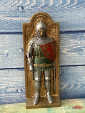Marcus Designs Vintage DH Morton ~ Henry de Lacy ~  Knight Wall Plaque (128a)